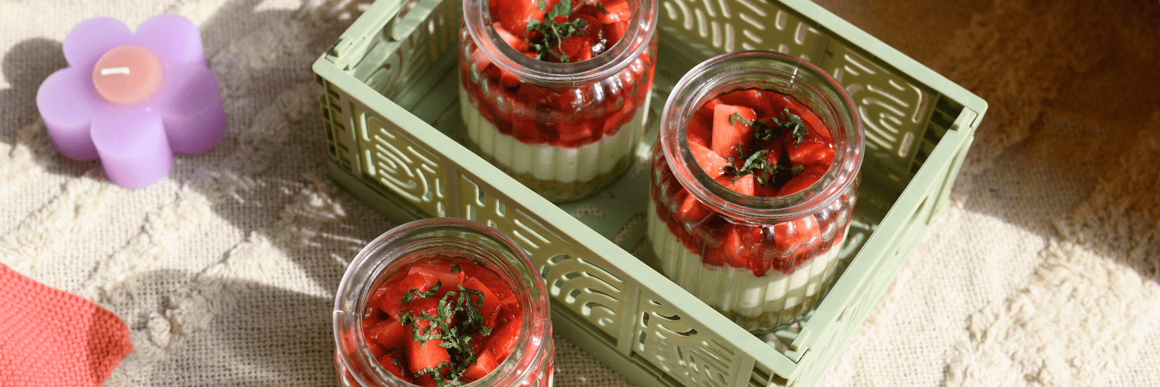 Cheese Cakes im Glas