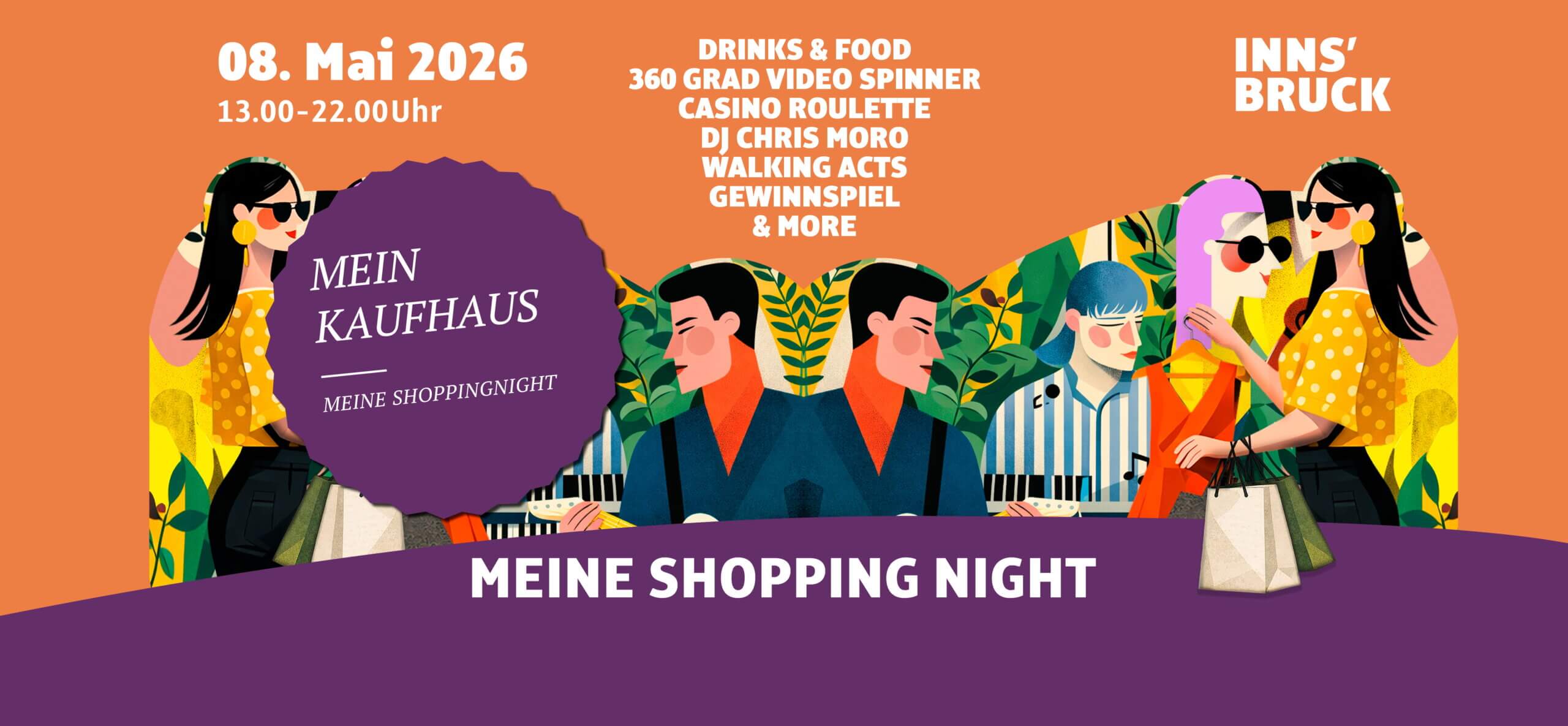 Shopping Night im Kaufhaus Tyrol