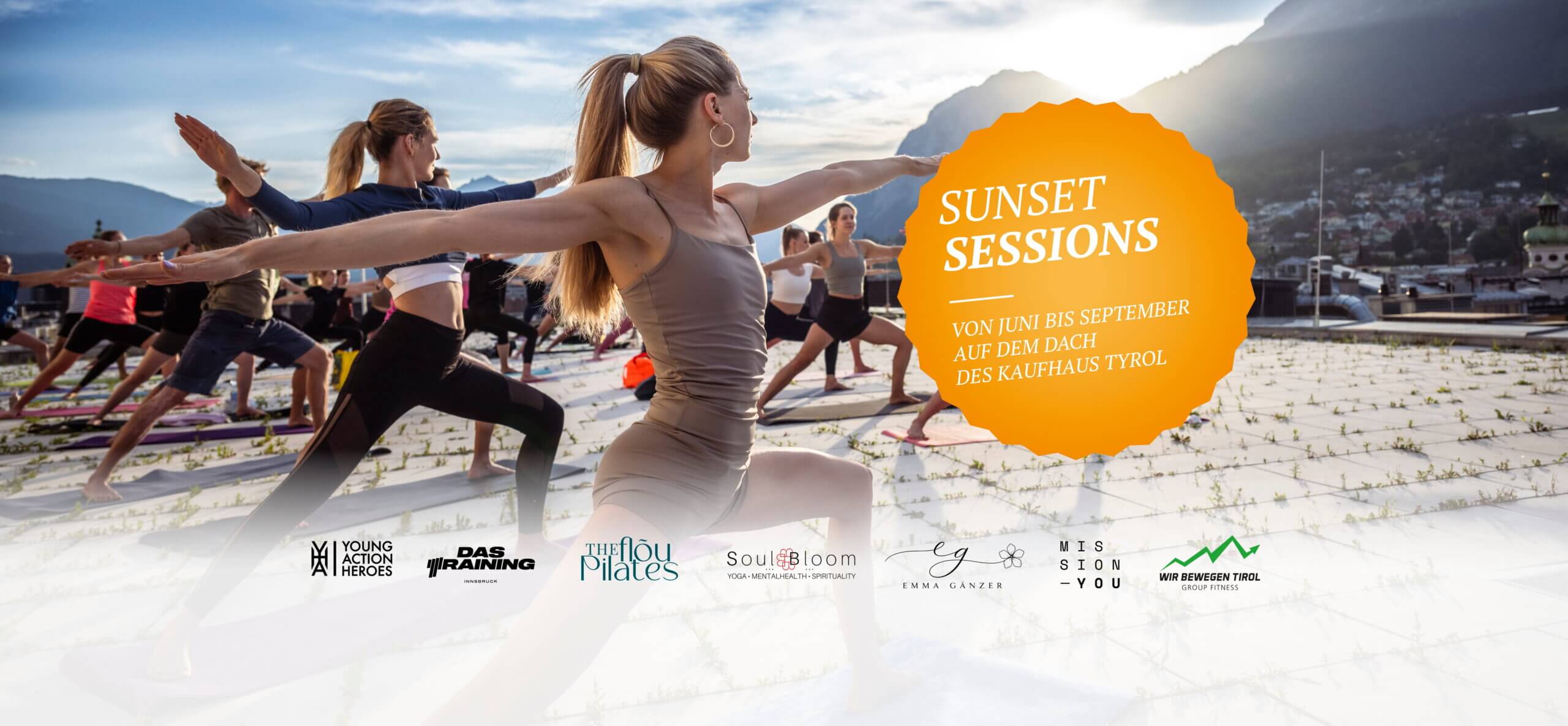Sunset Sessions am Kaufhaus Tyrol Dach